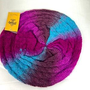 Beret multi color hat